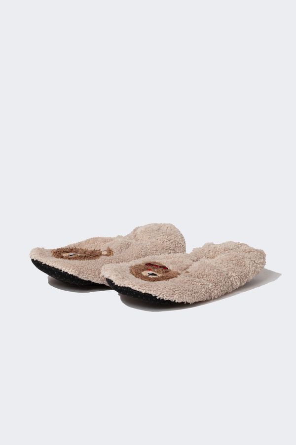 DEFACTO DEFACTO Womens Flat Sole House Slippers