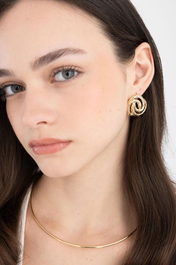 DEFACTO DEFACTO Women's Gold Earrings