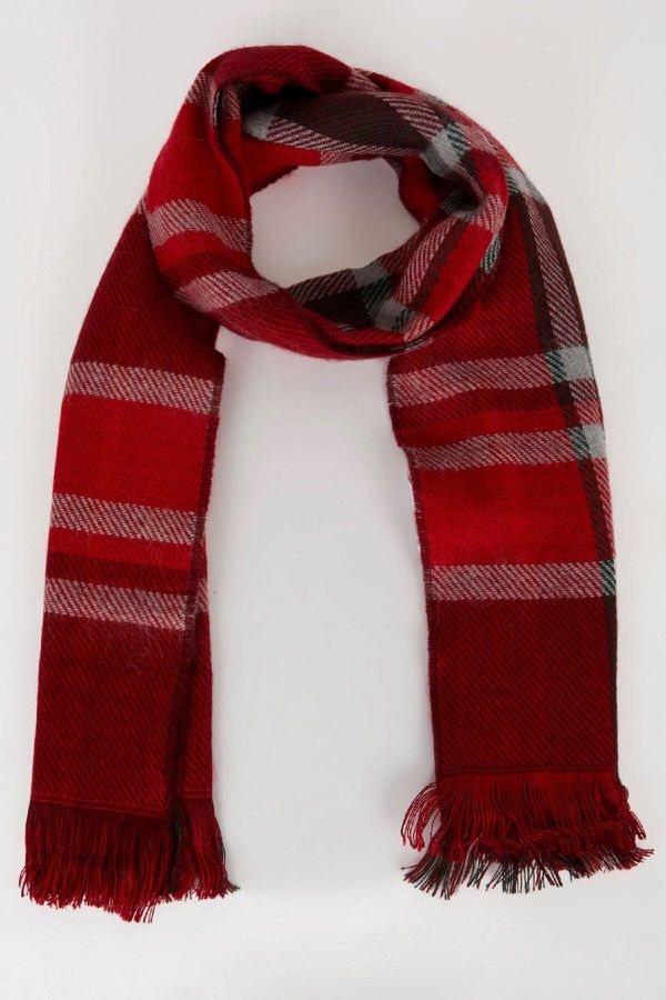 DEFACTO DEFACTO Women's Plaid Scarf