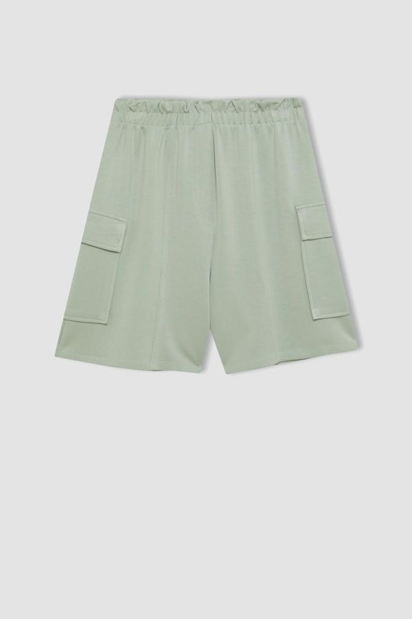 DEFACTO DeFactoFit Paperbag Short Leg Modal Shorts