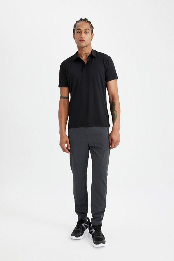 DEFACTO DeFactoFit Slim Fit Double Pocket Zippered Woven Trousers