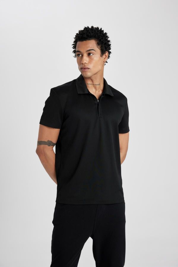 DEFACTO DeFactoFit Slim Fit Polo Neck Athlete Short Sleeve T-Shirt