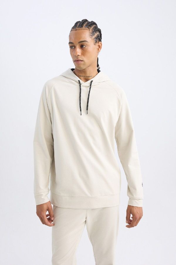 DEFACTO DeFactoFit Standard Fit Hooded Sports Sweatshirt