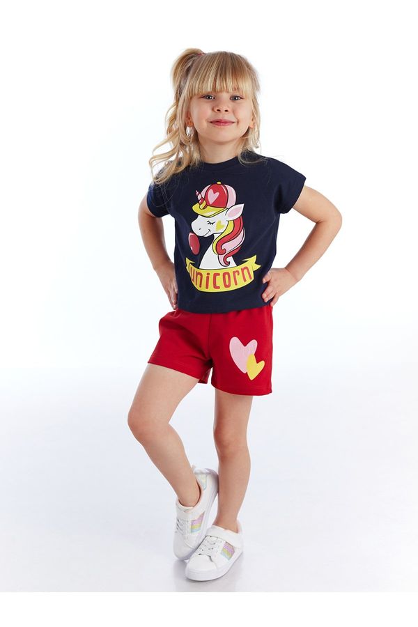 Denokids Denokids Bubble Star Girls T-shirt Shorts Set