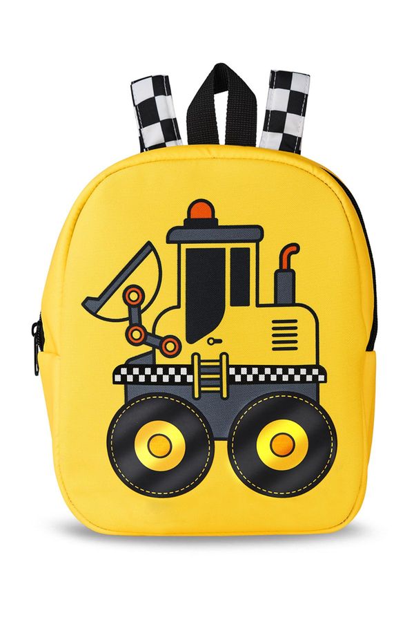 Denokids Denokids Bulldozer Boy's School Backpack