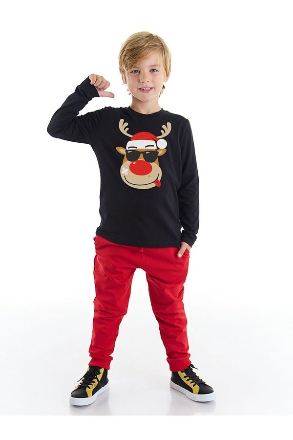 Denokids Denokids Christmas Deer Boy T-shirt Pants Set