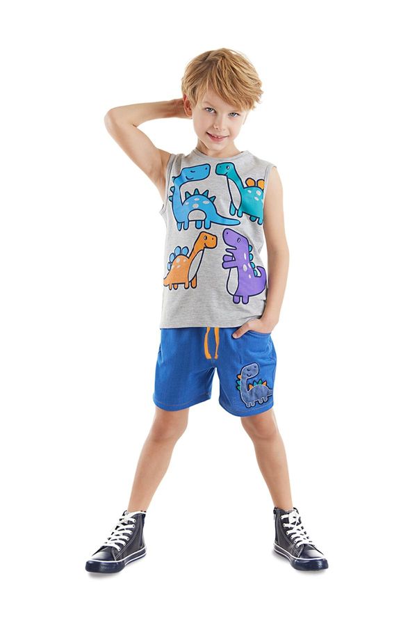 Denokids Denokids Colorful Dinos Boy's T-shirt Shorts Set