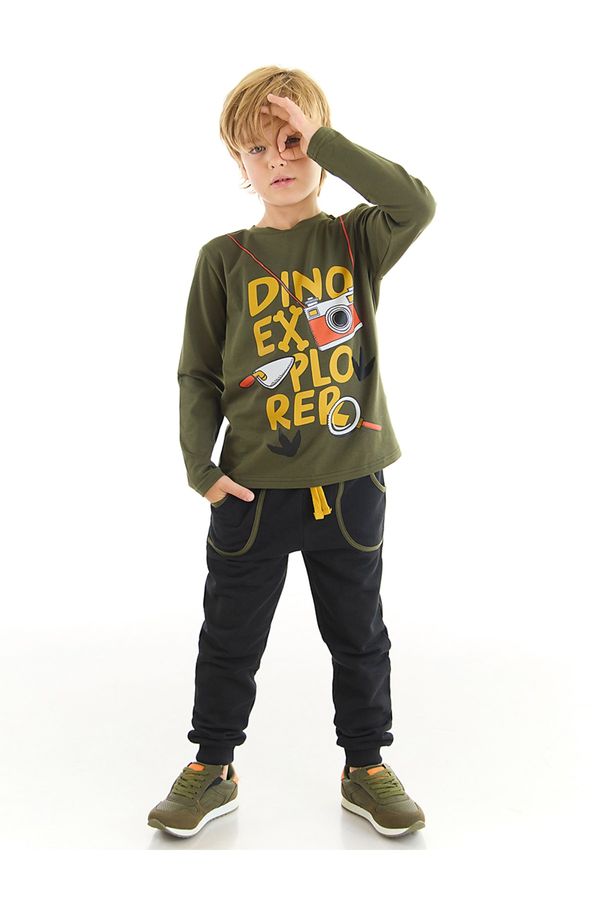 Denokids Denokids Dino Explorer Boys T-shirt Pants Set