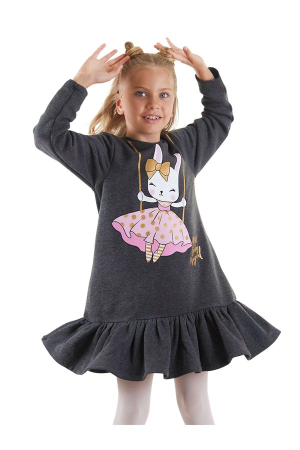 Denokids Denokids Glitter Rabbit Girl's Dress