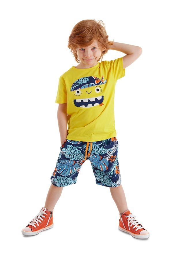 Denokids Denokids Hawaiian Pirate Boy's Summer T-shirt Shorts Set