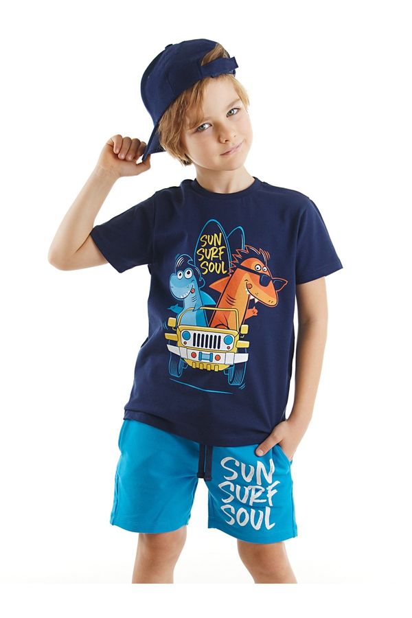 Denokids Denokids Shark Surf Boys T-shirt Shorts Set