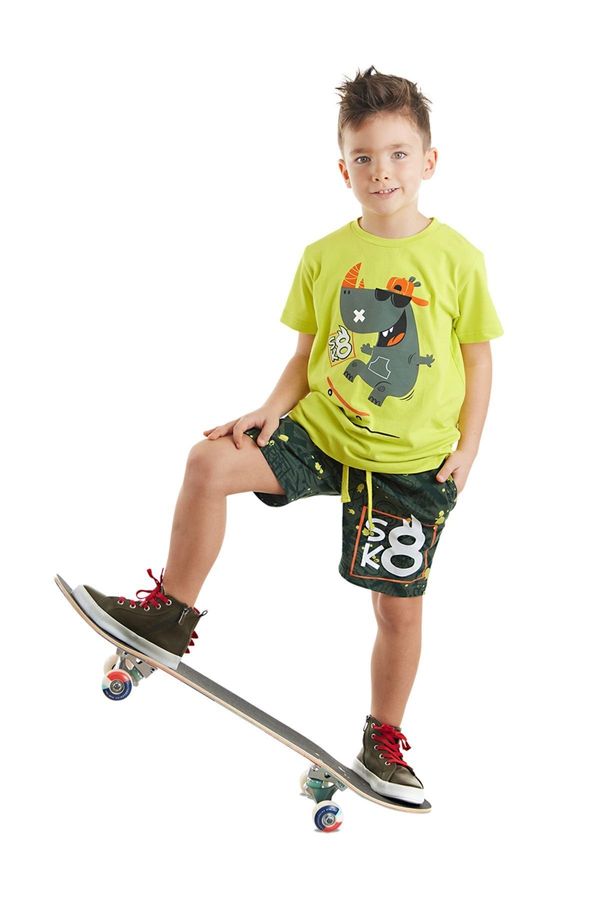 Denokids Denokids Skateboard Hypo Boy's Summer T-shirt Shorts Set