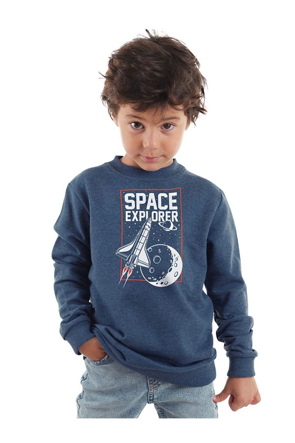 Denokids Denokids Space Explorer Boy Indigo Sweatshirt