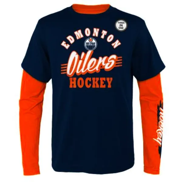 Outerstuff Dětské tričko Outerstuff  TWO MAN ADVANTAGE 3 IN 1 COMBO EDMONTON OILERS