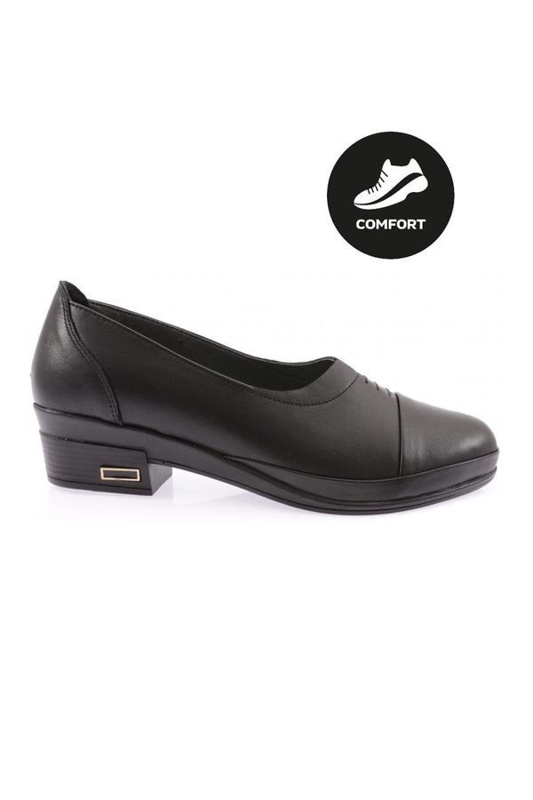 DGN DGN 067 Women's Comfort Shoes Genuine Leather Black