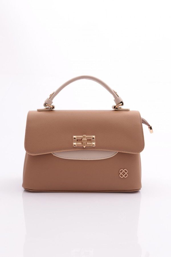 DGN DGN 10011 Women's Lockable Bag Earthy Beige