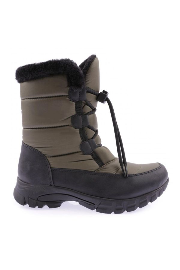 DGN DGN 1058 Women's Shearling Accessories Lace-Up Boots