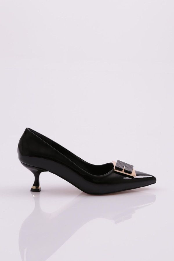 DGN DGN 2371 Women's Heeled Shoes Black Patent Leather