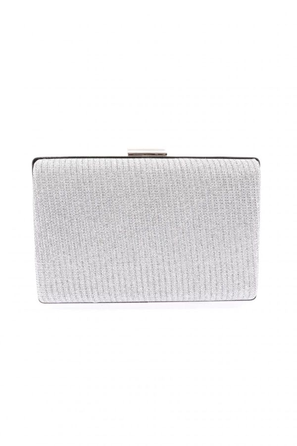 DGN DGN 275-22y Women's Evening Dress Clutch Bag Cupra Silver