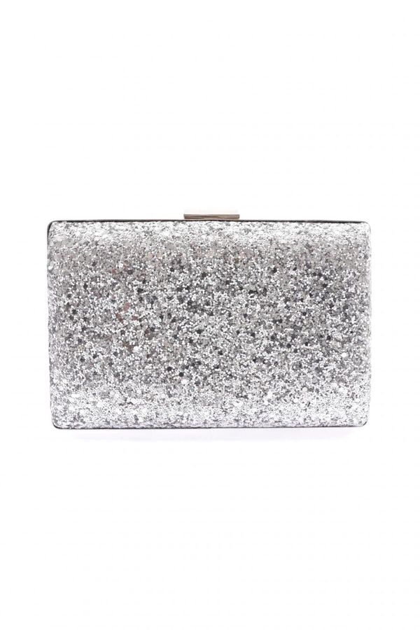 DGN DGN 275-22y Women's Evening Dress Clutch Bag Sequin Silver