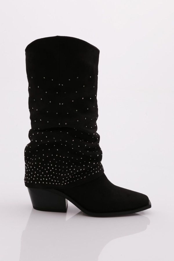 DGN DGN 3310 Women's Boots Black Suede