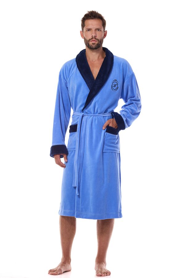 L&L Diego Long Blue Blue Robe