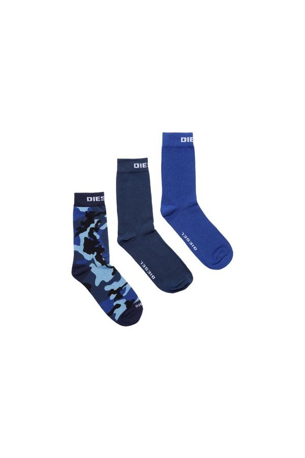 Diesel Diesel Socks - SKM-HERMINE-THREEPACK SOCKS blue