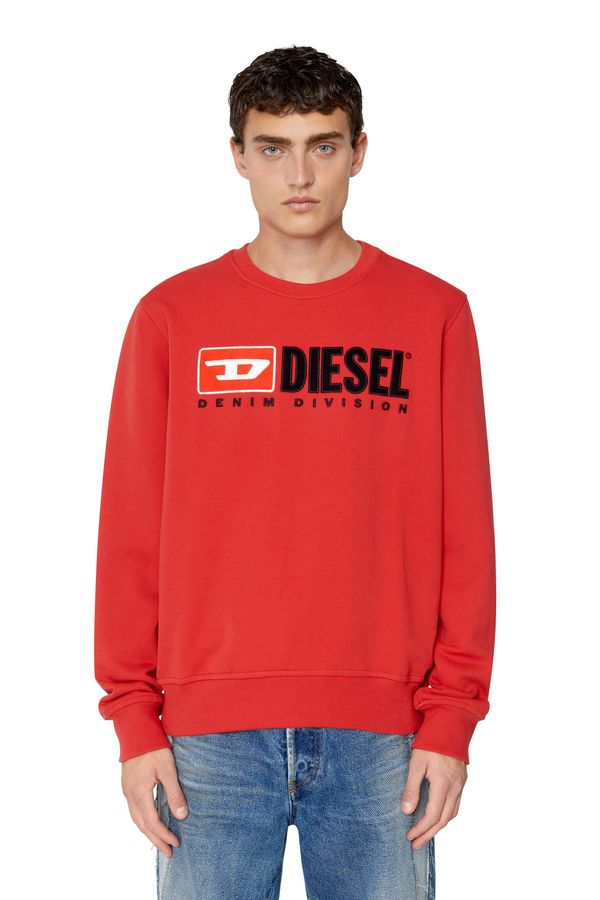 Diesel Diesel Sweatshirt - S-GINN-DIV SWEAT-SHIRT red