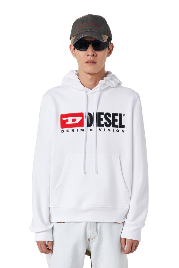 Diesel Diesel Sweatshirt - S-GINN-HOOD-DIV SWEAT-SHI white