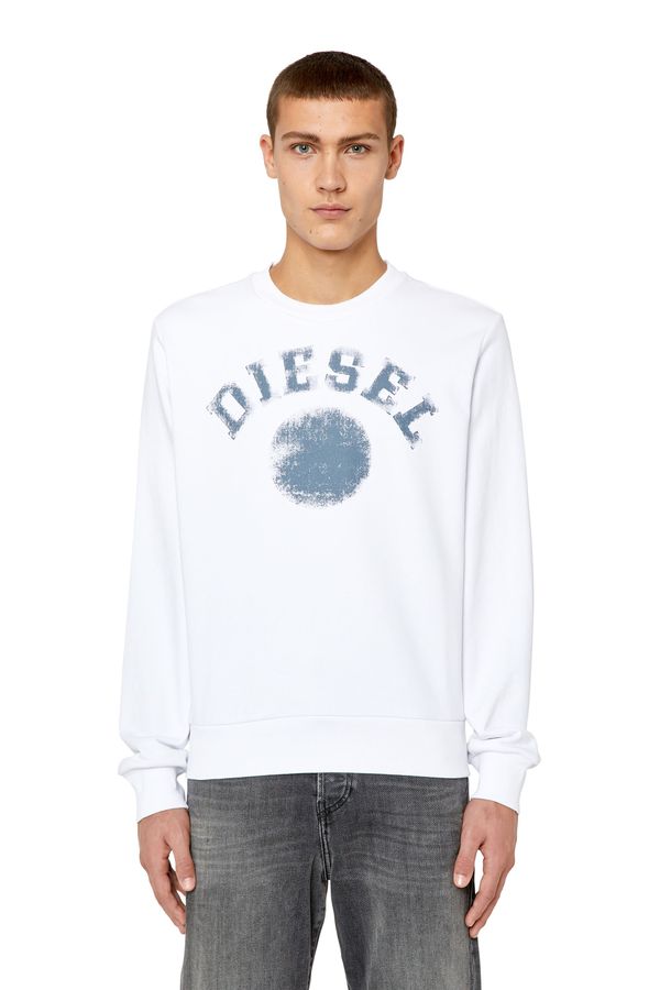 Diesel Diesel Sweatshirt - S-GINN-K30 SWEAT-SHIRT white