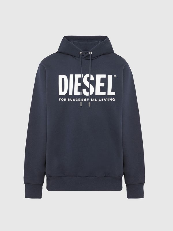 Diesel Diesel Sweatshirt - SGIRHOODDIVISIONLOGO grey