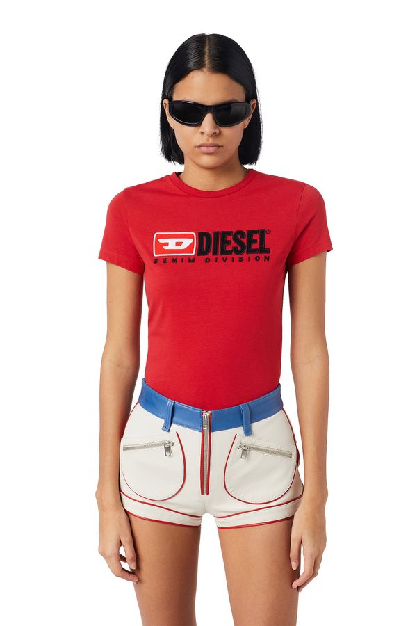Diesel Diesel T-shirt - T-SLI-DIV T-SHIRT red