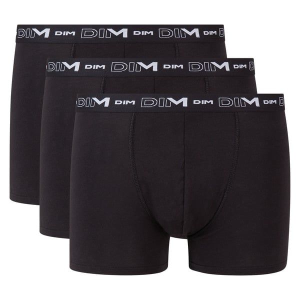 DIM DIM COTTON STRETCH BOXER 3x - Men's boxers 3 - black