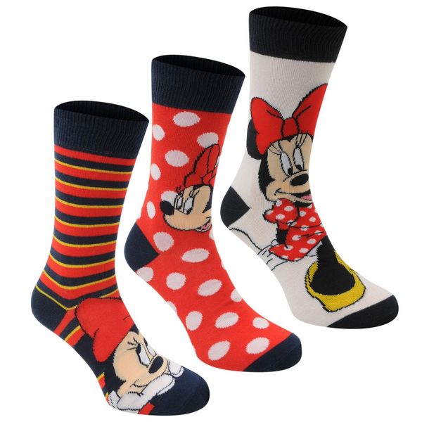 Disney Disney 3 Pack Crew Socks Ladies