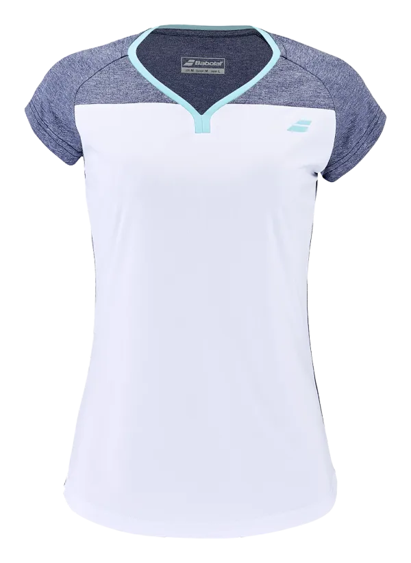 Babolat Dívčí tričko Babolat  Play Cap Sleeve Top Girl 8 - 10 let