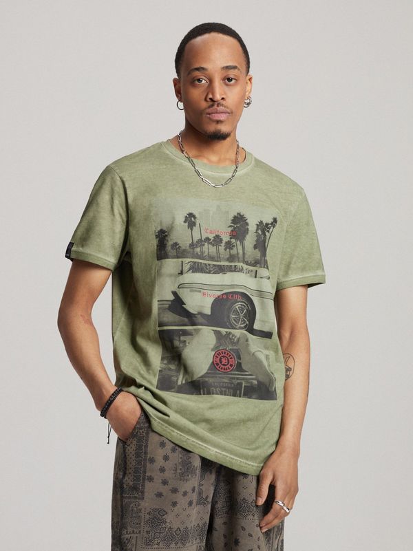 Diverse Diverse Men's printed T-shirt WOLF CALI
