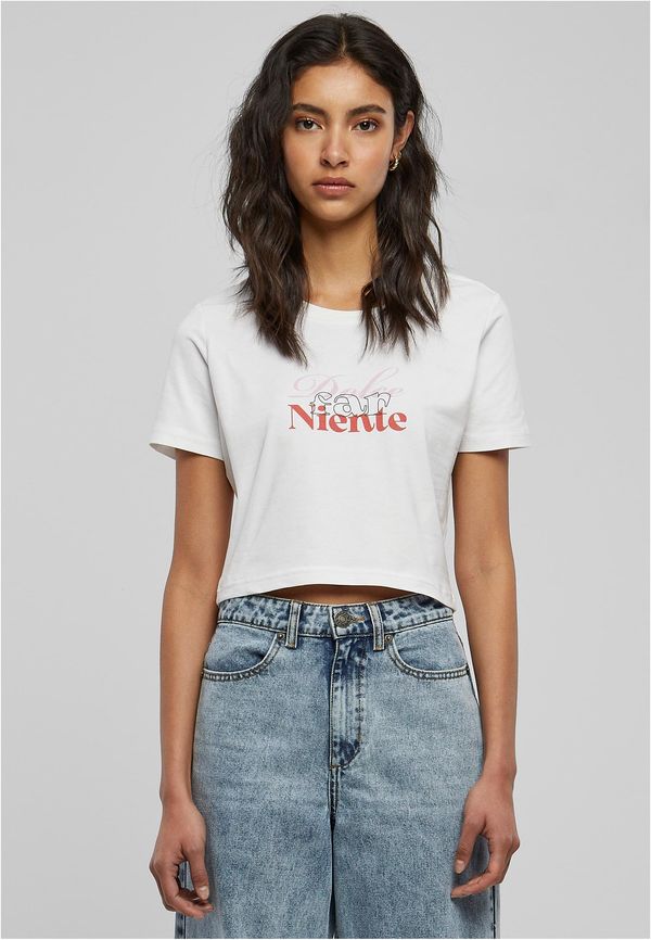 Days Beyond Dolce Far Niente Cropped Tee White