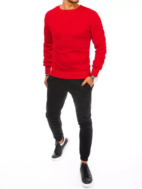 DStreet Dres męski czerwono-czarny Dstreet