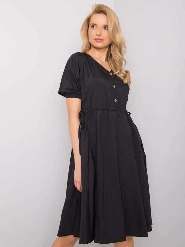 RUE PARIS Dress-217-SK-25663.01-black