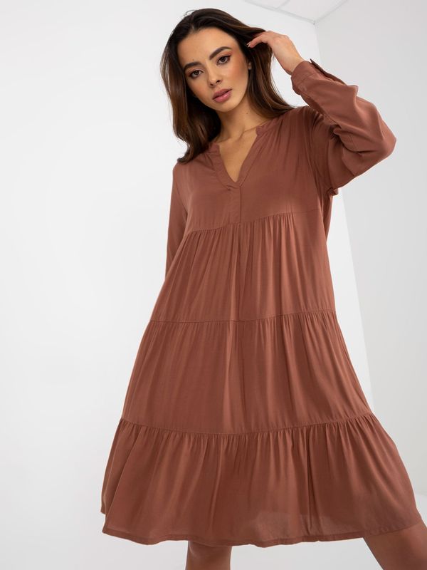 Sublevel Dress-D73761M30361A-brown