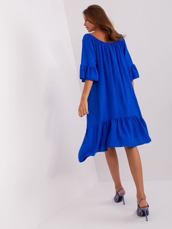 Italy Moda Dress-DHJ-SK-6057.93-Cobalt