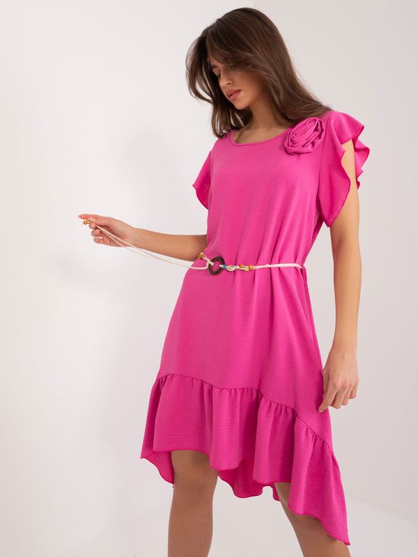Italy Moda Dress-DHJ-SK-8921.21-dark pink