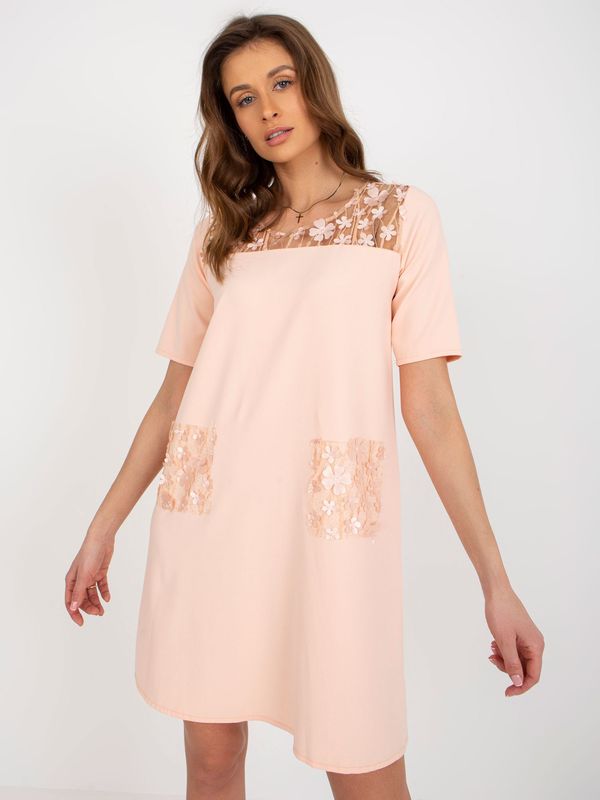 LAKERTA Dress-LK-SK-506735.82-Peach