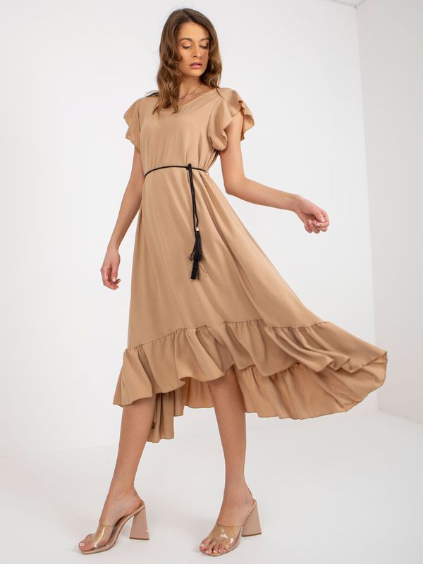 Factory Price Dress-MI-SK-59101.31-camel