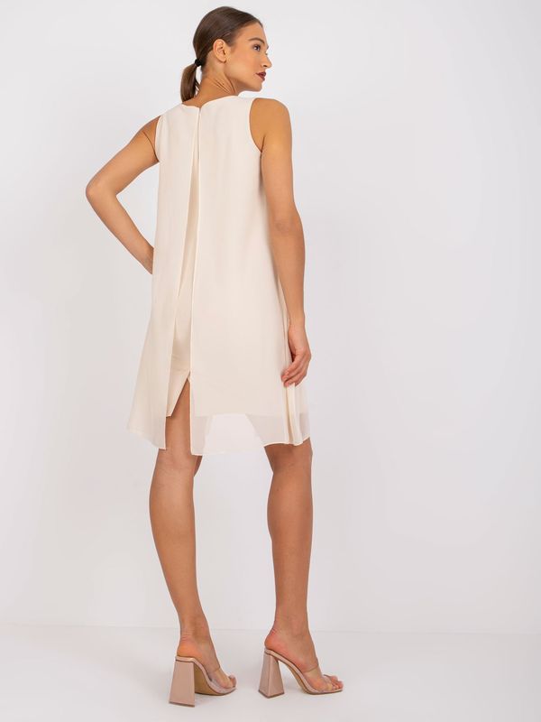 NUMERO Dress-NU-SK-1484.11P-light beige