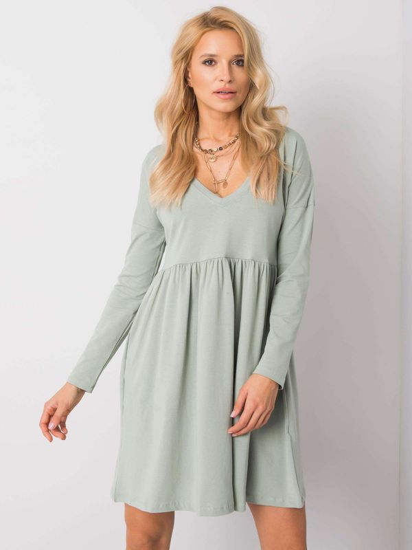 RUE PARIS Dress-RV-SK-6008.19X-Pistachio