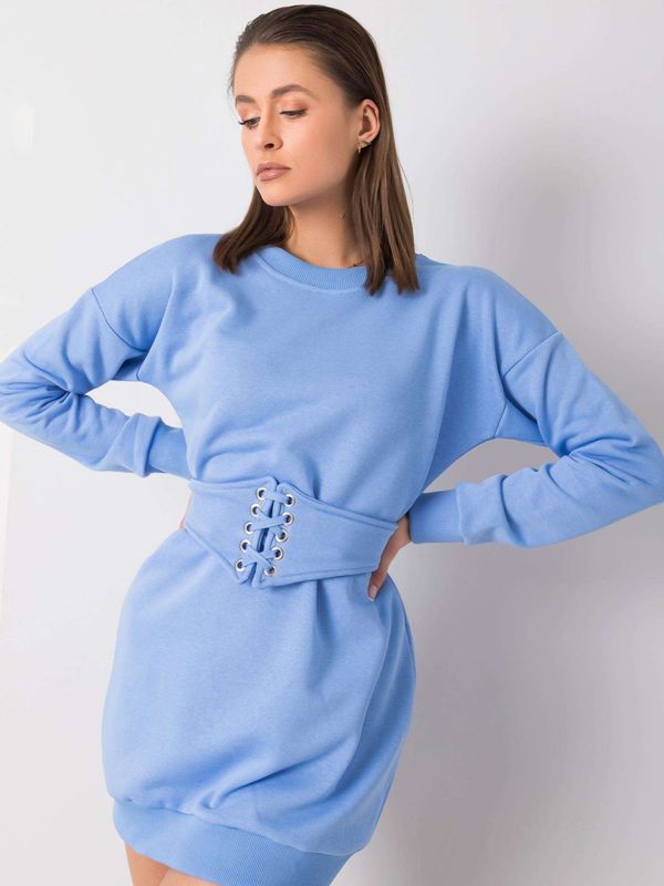 RUE PARIS Dress-RV-SK-6179.09-Blue