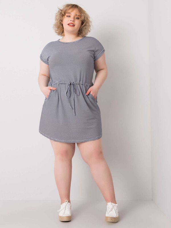 BASIC Feel Good Dress-RV-SK-6632.25-white-navy blue
