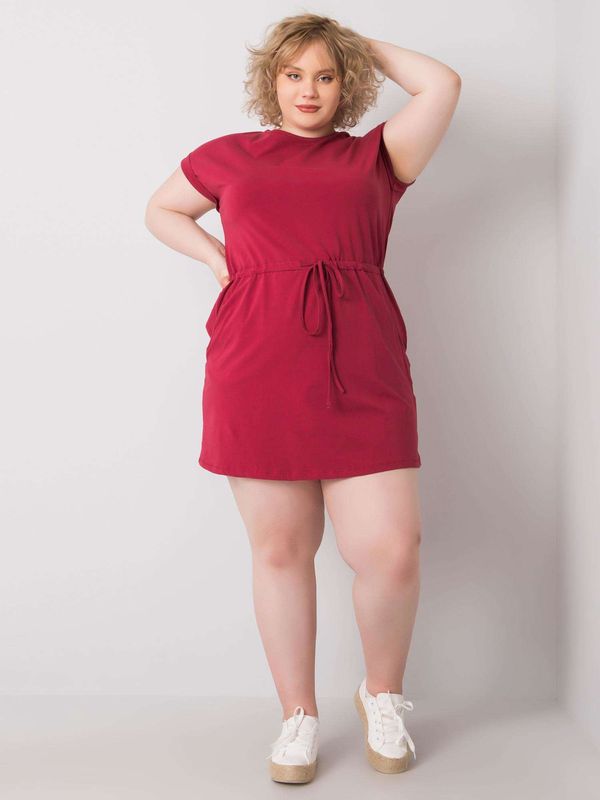 BASIC Feel Good Dress-RV-SK-6642.89-burgundy