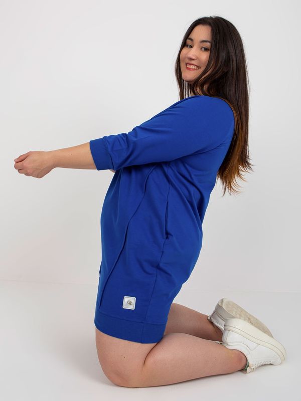 RELEVANCE Dress-RV-SK-6847.59P-Cobalt